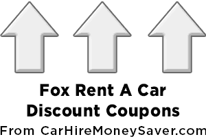 Fox Rent A Car Discount Coupons